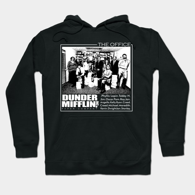 Dunder Mifflin - the office Hoodie by Dami BlackTint